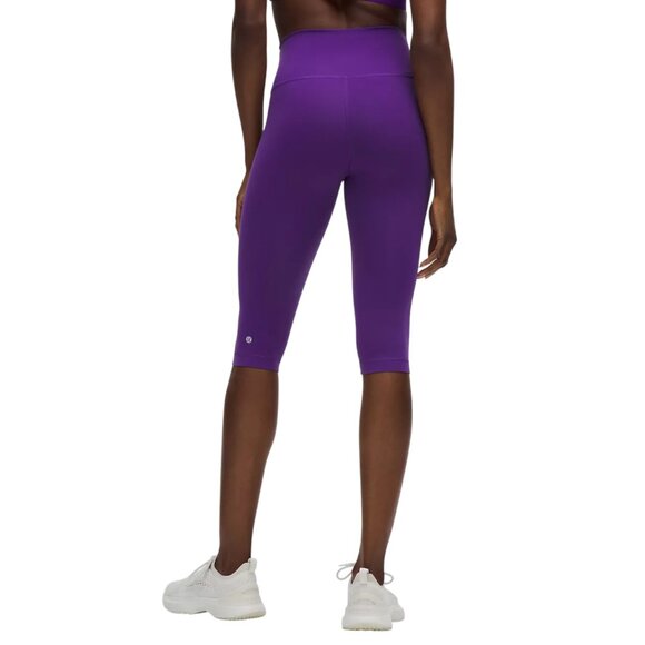 Lululemon Wunder Train High-Rise Crop 15" College Purple Size 2 NWT - Picture 2 of 11